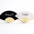 Bride & Bridesmaid hand fans