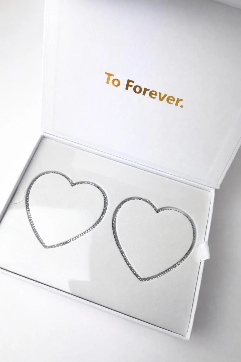 Permanent matching gold and silver couples bracelets